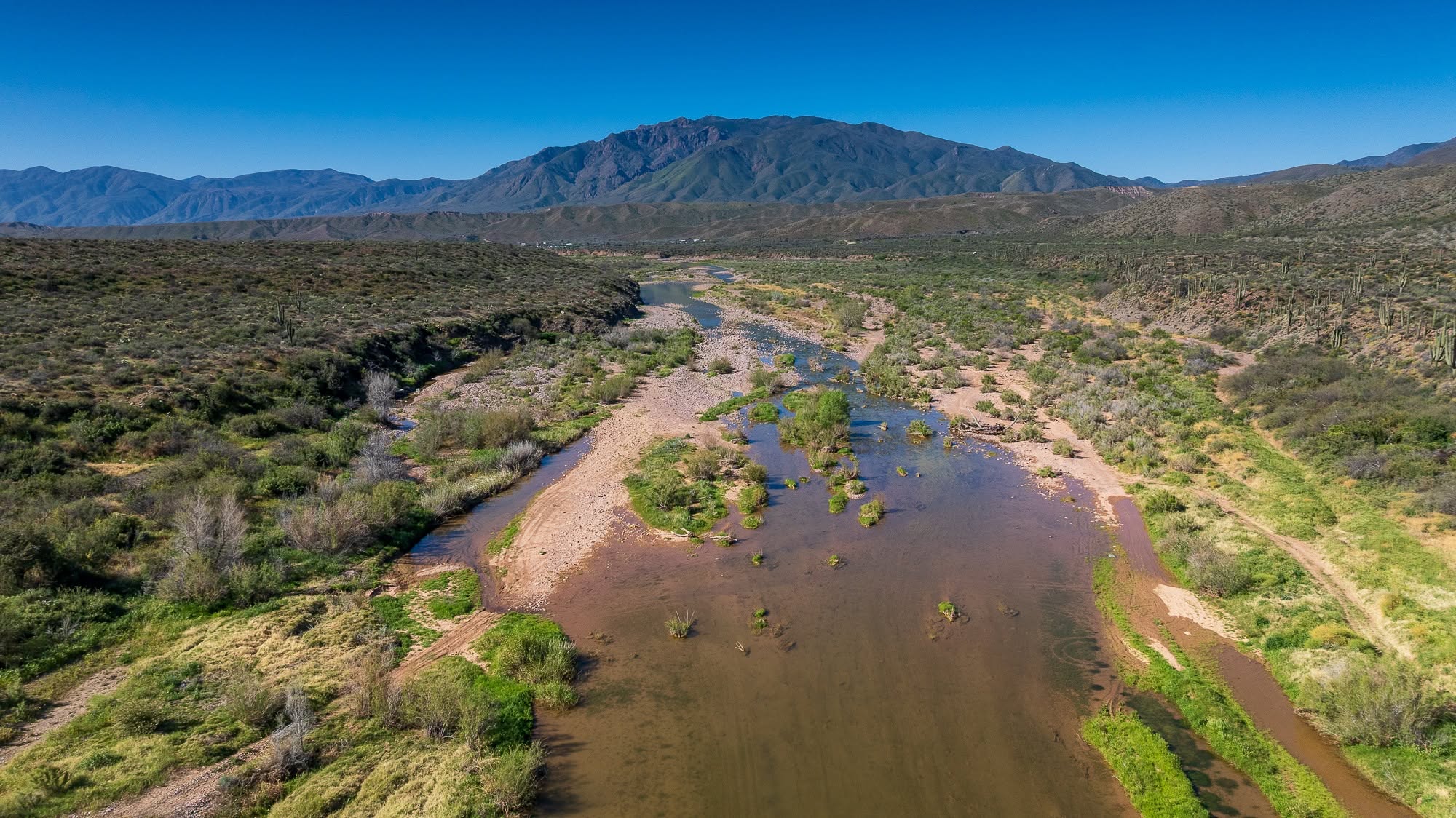 Creek crossing along the Rye Creek segment